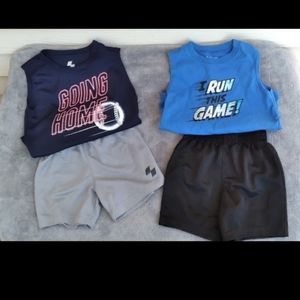 Boys tanks, shorts